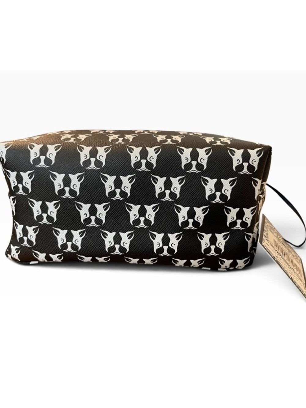 Dabney Lee French Bulldog Frenchie Boston Terrier Dog Print Cosmetic Bag NWT